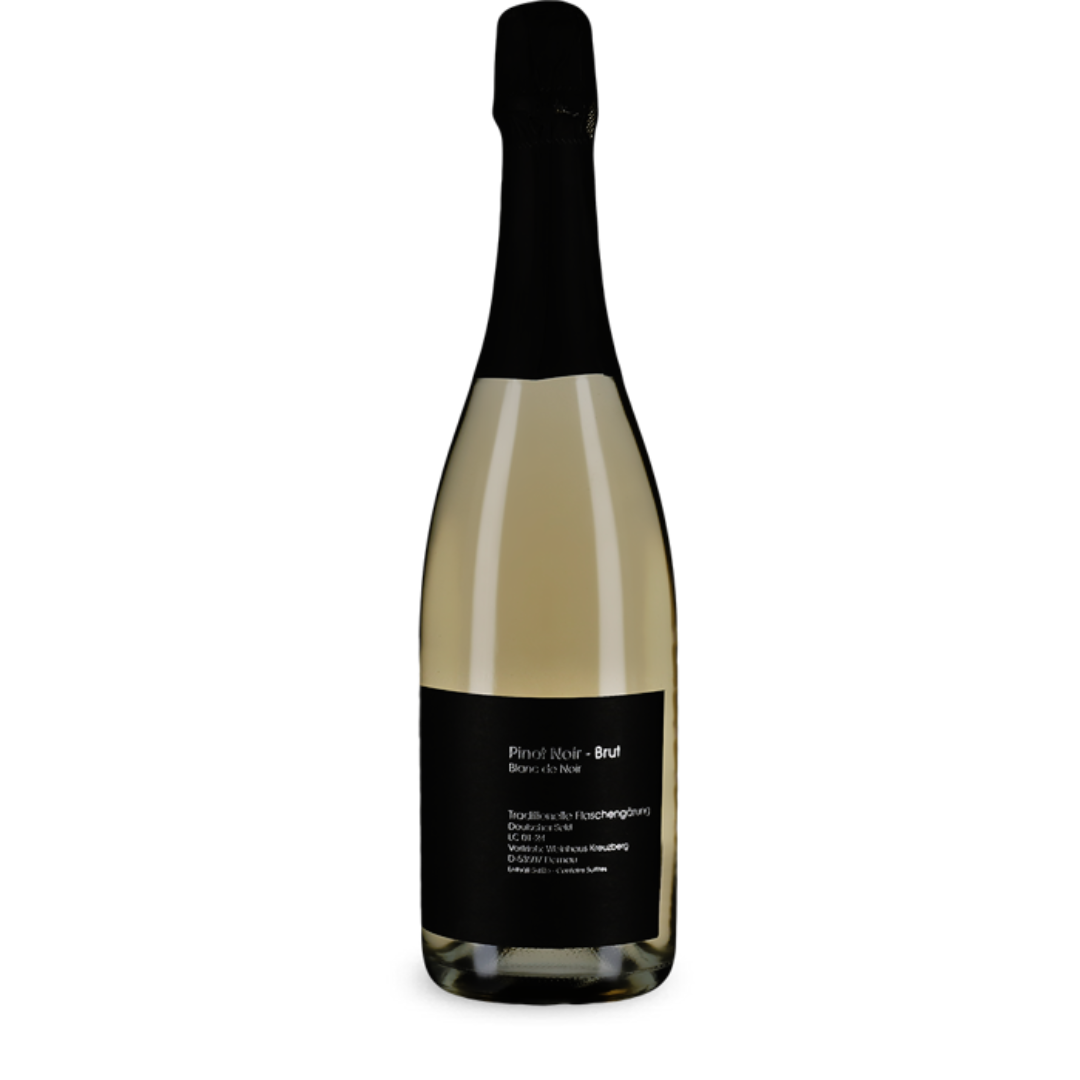 Blanc de Noir Spätburgunder Qualitätssekt Brut traditionelle Flaschengärung 0.75l