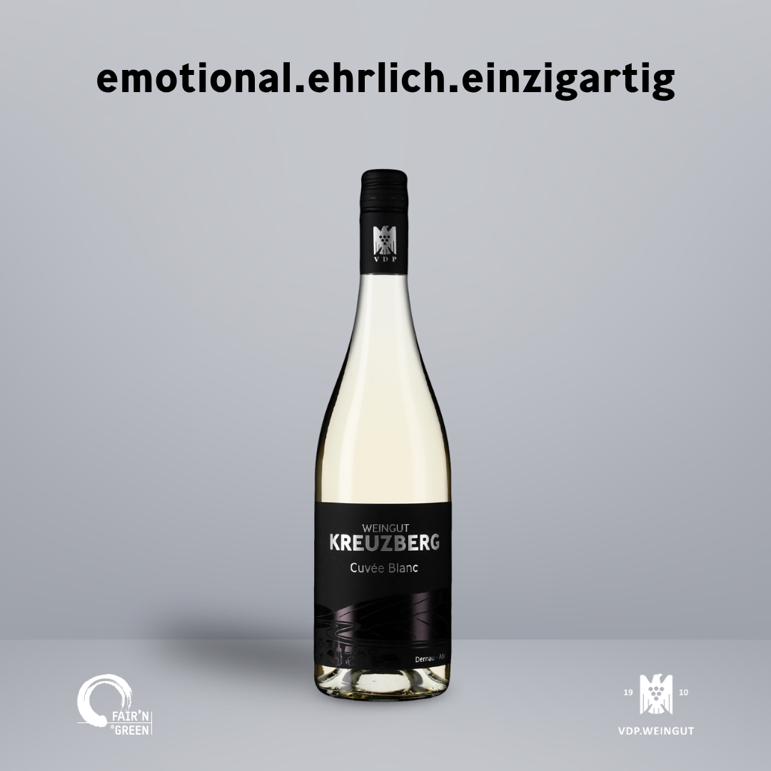 2024er Cuvée Blanc Riesling Weißburgunder Qualitätswein trocken 0.75l