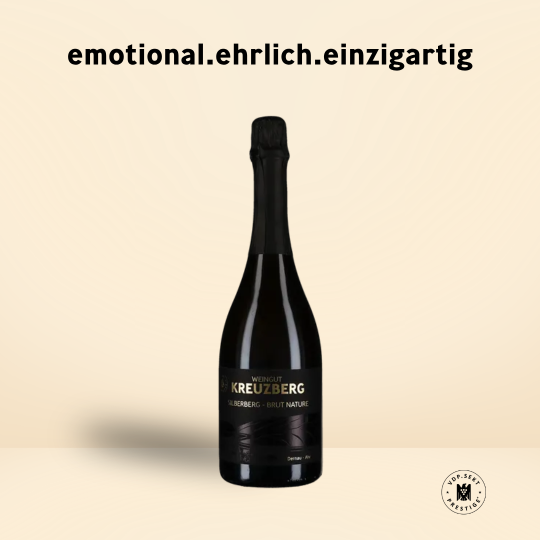 2020er SILBERBERG Spätburgunder - VDP.SEKT.PRESTIGE brut nature - traditionelle Flaschengärung 0,75l